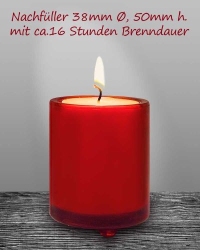 Preview: 25 Kerzen in der Box 3,8 Ø x 5 cm hoch