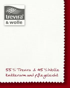 Chorhemd creme 80cm lang 55% Trevira & 45 % Wolle
