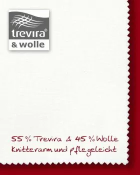 Chorhemd creme 100cm lg. 55 % Trevira & 45 % Wolle