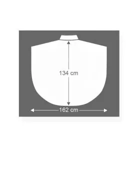 Kasel violett gesticktes Brustkreuz schlicht 134 cm