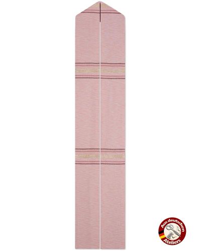 Preview: Stola ROSA Handwebstoff eingewebtes Japangold 140 cm lang