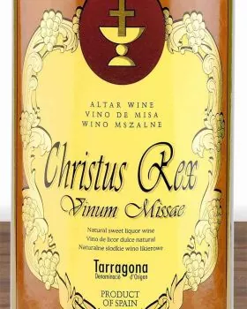 Messwein Christus Rex, rot, 1 Liter Flasche 15 % Vol.