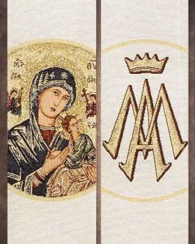 Stola Maria mit Kind, A + M aus Gobeline