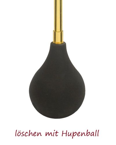 Kerzenanzünder mit Löschhaube Messing 105cm - 165 cm