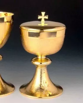 Ziborium PX klassisch 20 cm für ca.100 Brothostien