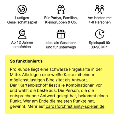 Preview: Cards for Christianity, 50 Fragen und 200 Antworten