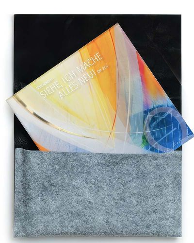 Preview: Acrylglastafel "Ich mache alles neu" 15x15 cm Lichtbild