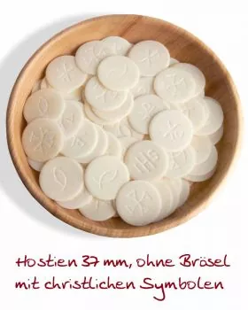 750 Brothostien im Behälter 38 mm Ø 1,7 mm stark