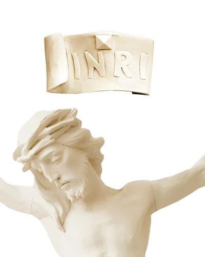 Preview: Christus - Corpus Fiberglas Naturbelassen 120 cm