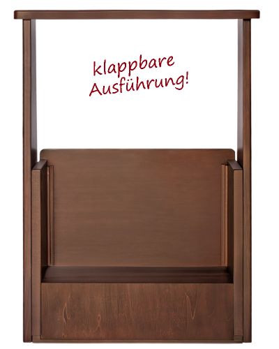 Preview: Notbeichtstul zum zusammenlegen 85 cm hoch