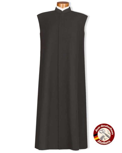 Talar für Priester + Mesner schwarz ohne Arm 145 cm
