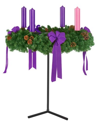 Adventkranzständer für große Kränze von 90-120 cm Ø