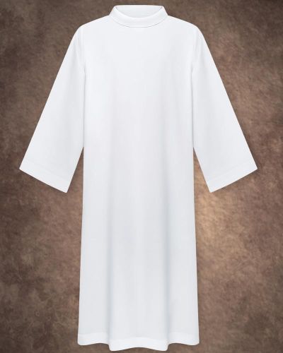 Albe mit Stehkragen 120 cm, 100 % Polyester