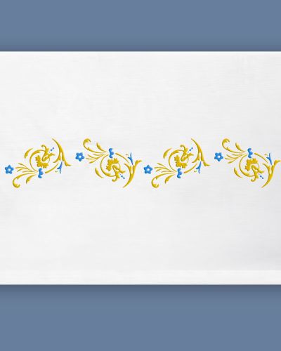Altardecke  Polyester in Leinenoptik  300 x 160 cm mit Mariensymbol