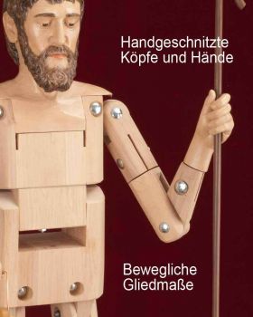 Heilige Drei Könige Ankleidekrippe 90 cm