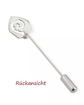 Bischofsnadel aus 925 Silber 10 x 8 mm mit Verschluß
