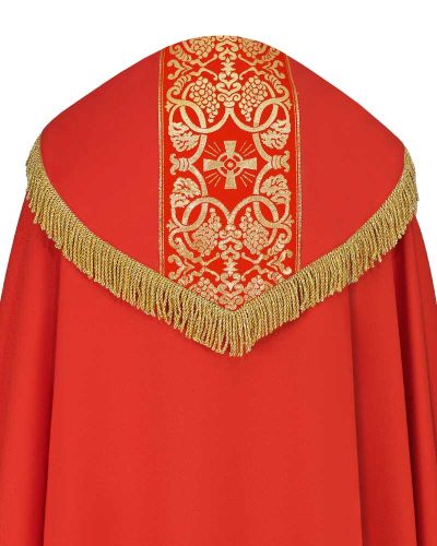 Nikolausset Mantel und Mitra Gr. 59/60 "Ambelos" 140 cm lang