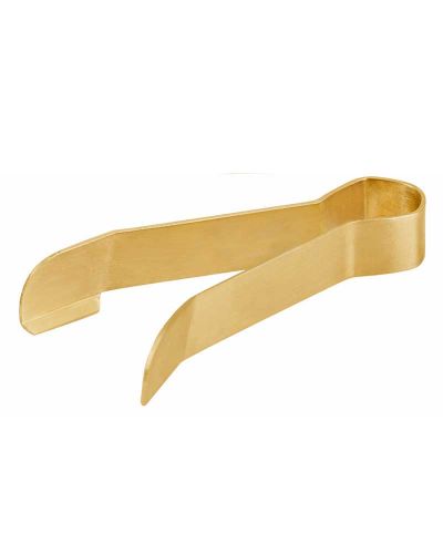 Dochtlöscher - Zange Messing matt 8 cm lang