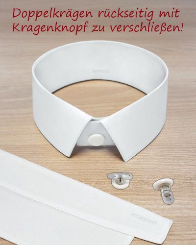 Soutanenkragen Baumwolle weiß, Urban Größe 50