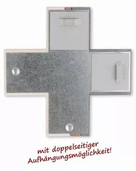 Schieferkreuz 15 x 15 cm Weg des Lebens