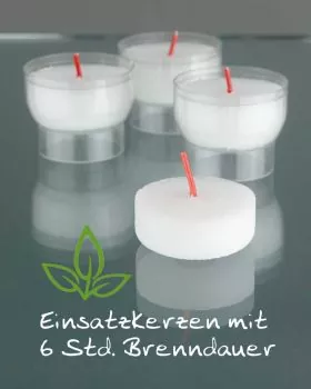 Opferkerzen weiß 47 mm Ø 300 Opferlichter 5 Stunden