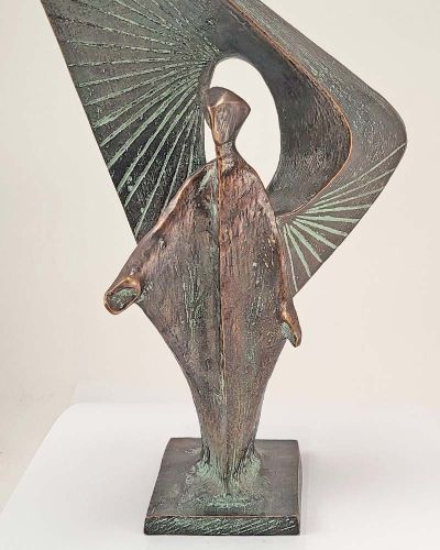 Preview: Bronzeskulptur "Laacher Jahrtausendengel" 30 cm