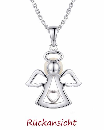 Preview: Schutzengelanhänger 925 Sterling Silber mit Perle