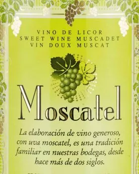 Messwein Moscatel aus Spanien 1 Ltr. Flasche, weiß, süß