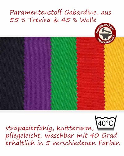 Ministrantenrock gelb 110cm mit Weste