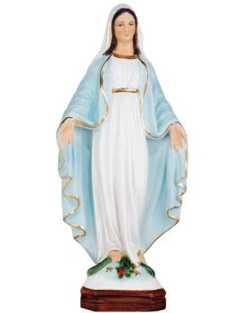 Madonna die Wundertätige 30cm handkoloriert Resin