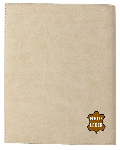 Preview: Goldenes Buch mit goldenem Kreuz Ringheftung A4