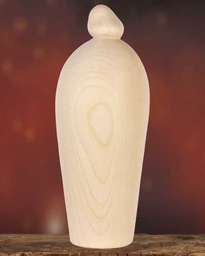 Preview: Hl. Familie Natur Ahornholz 20 cm hoch, 8 cm breit