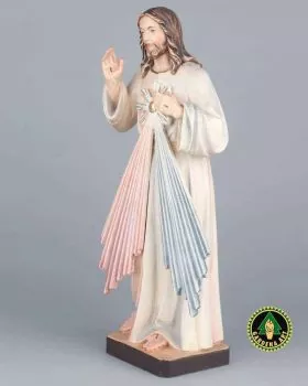 Barmherziger Jesu 30 cm holzgeschnitzt handbemalt