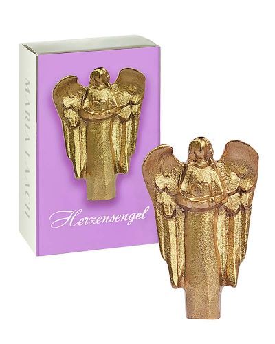Schutzengel-Figur „Herzensengel“ in Geschenkschachtel, 7x4 cm