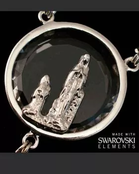 Rosenkranz Ghirelli Silber Swarovski-Kristall 8 mm Ø