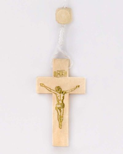 Preview: 10 Rosenkränze mit hellen Holzperlen 8 mm Ø