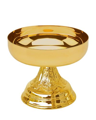 Preview: Hostienschale vergoldet 14 cm Ø, 12 cm hoch