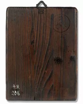 Ikone Erzengel Michael handgemalt, 14 x 18 cm