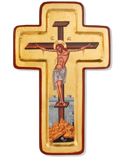 Ikone Jesu Kreuzigung 15 x 24,5 cm