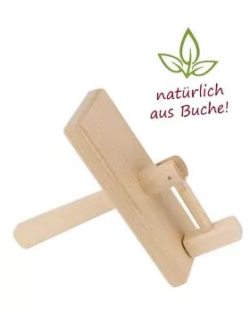 Karfreitags - Holzklapper aus solidem Buchenholz natur