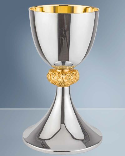 Kelch Edelstahl "4 Evangelisten" 18,5 cm hoch