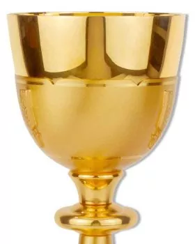 Kelch in klassischer Form 20,5 cm h., Cuppa 9 cm Ø
