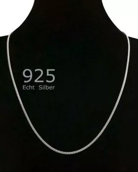 Kette Panzer stark 925 Silber 45 cm Damen Komfort