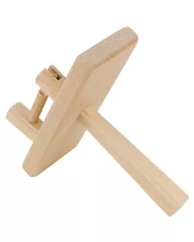 Karfreitags - Holzklapper aus solidem Buchenholz natur