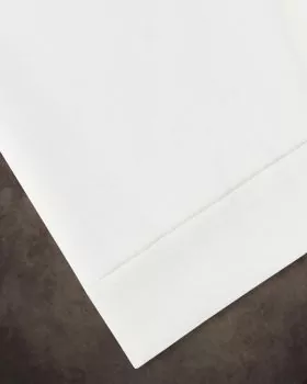 Erstkommunionalbe 110 cm PE weiß mit Kapuzenkragen