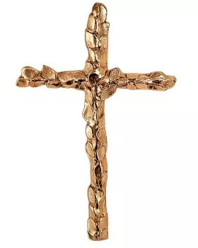 Blätterkreuz 12,5 x 8,5 cm