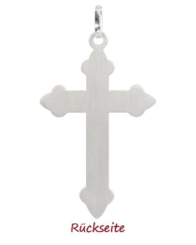 Kreuz Anhänger Kruzifix 16 x 25 mm 925 Silber