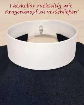 Latzcollar für Soutanen mit doppeltem Stehkragen