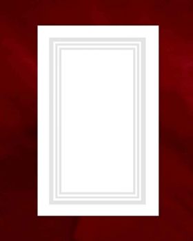 Lavabo 50 x 30 cm Leinen Damast "Jerusalemkreuz"