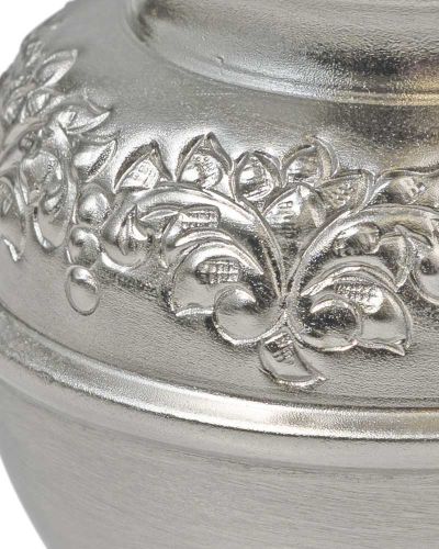 Preview: Lavabogarnitur Messing vernickelt 16 cm hoch